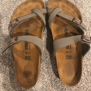 Birkenstock Mayari in Stone size 38